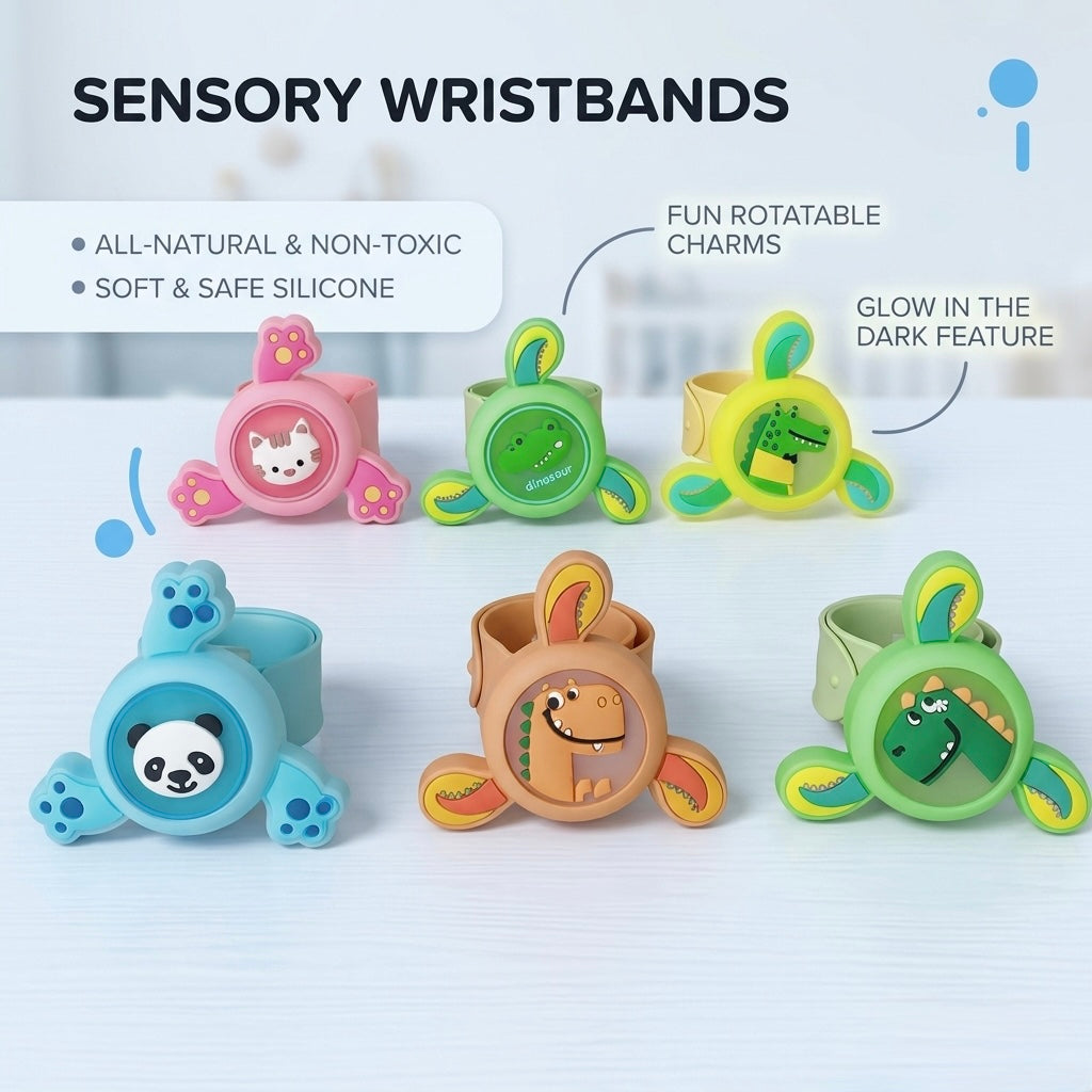 Pulseiras Sensoriais para Bebê